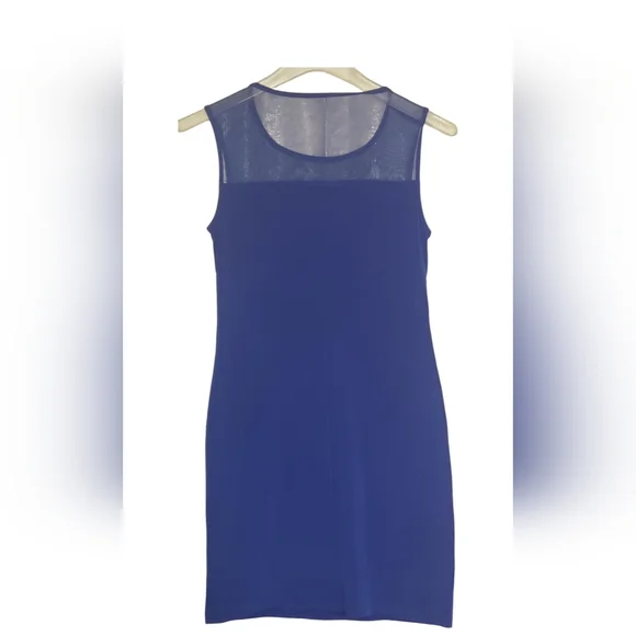 EN FOCUS STUDIOS, Women't Elegant Blue Sleeveless Dress strech Summer Size: 6 - Picture 2 of 6